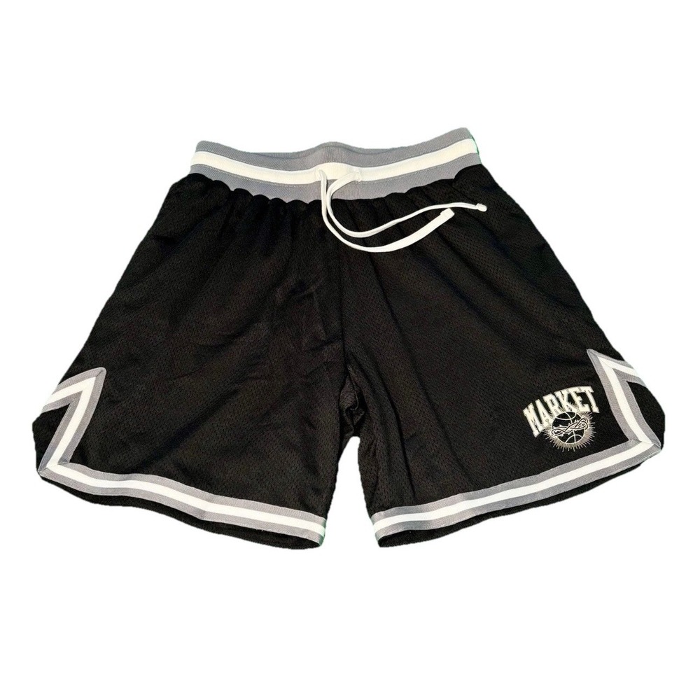 Market Studios BARBWIRE BALL GAME Shorts Size M Medium STREETWEAR BRAND NEW!!